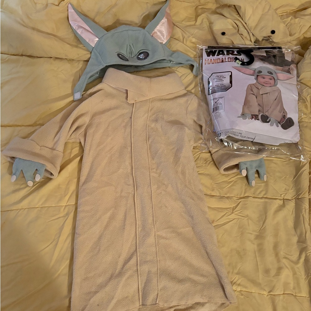 Baby yoda toddler costume